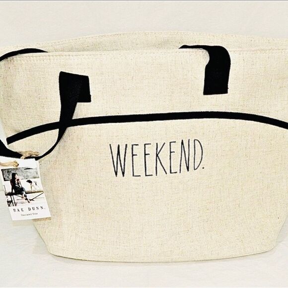 RAE DUNN ‘Weekend’ Tote Bag. - Picture 1 of 5